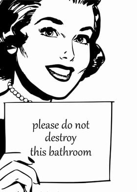 Destroy Bathroom Housewife