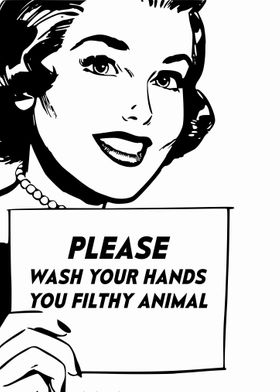 Wash Hands Housewive