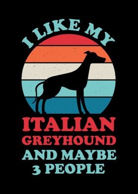 Funny Italian Greyhound