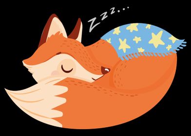 Fox Foxes Sleep Sleeping W