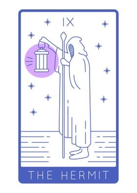 Tarot Card The Hermit