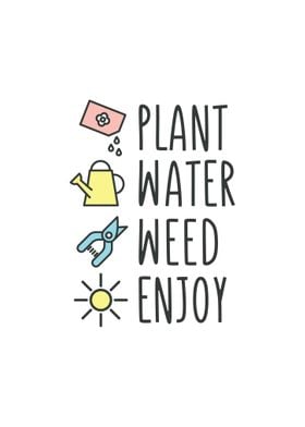 Plant Water Weed Enjoy