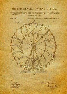 101 Ferris Wheel Patent 1