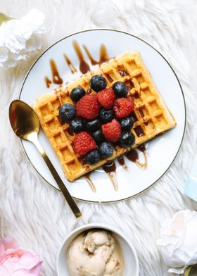 waffles breakfast