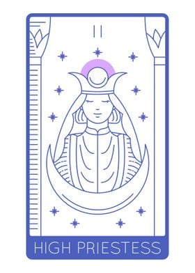 Tarot Card High Priestess