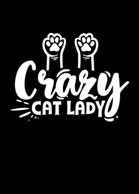 Cat Crazy Cat Lady Cat