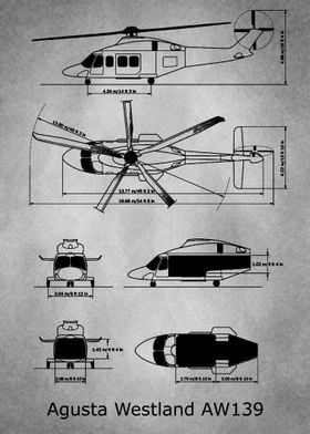 Agusta Westland AW139 gray