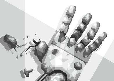 Popart robot hand 3