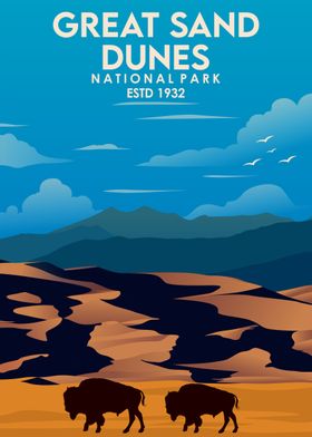 Great Sand Dunes Poster