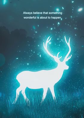 Glowing Deer