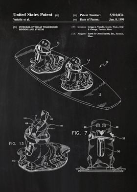 33 Wakeboard Patent 1999