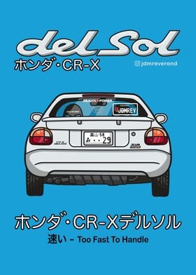 Sporty CRX Del Sol Rear
