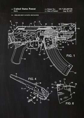 29 AK47 Rifle Bolt Lock 