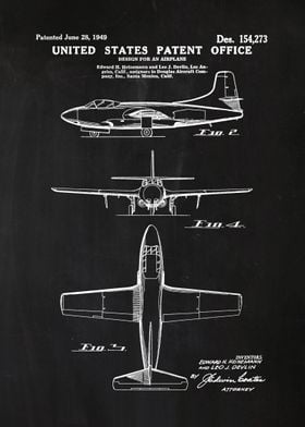 50Douglas Jet Plane Paten