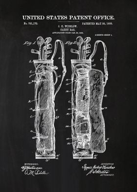 29 Golf Caddy Bag Patent 