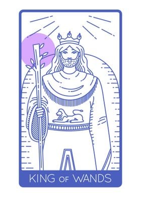 Tarot Card King of Wands