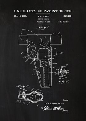 35 Pistol Holster Patent 