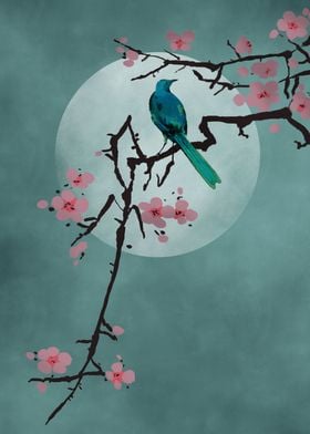 Cherry Blossom and bird
