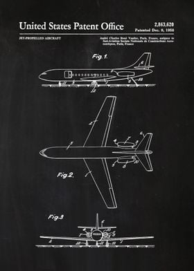 53 Caravelle Jet Airplane