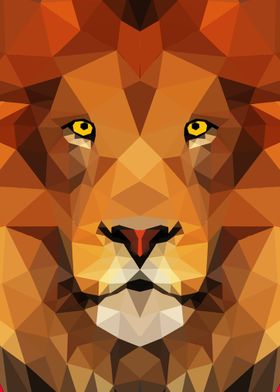 Low Poly Lion