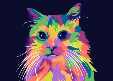  colorful cat