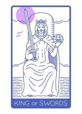 Tarot Card King of Swords