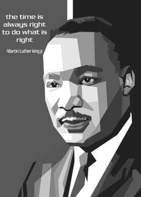 martin luther king bw art