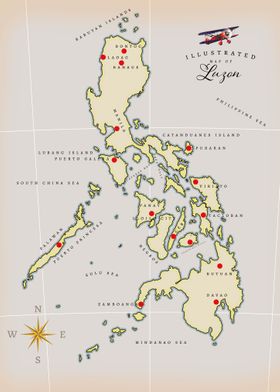 map of Luzon Philippines