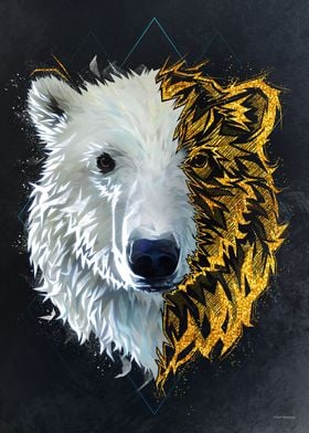 Golden Polar Bear