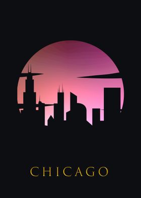 Chicago City Skyline