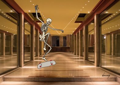 Busy Skeletons Skater