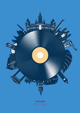 glasgow vinyl blue