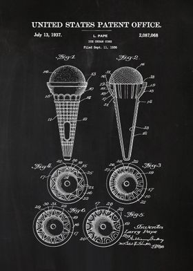 67 Ice Cream Cone Patent 