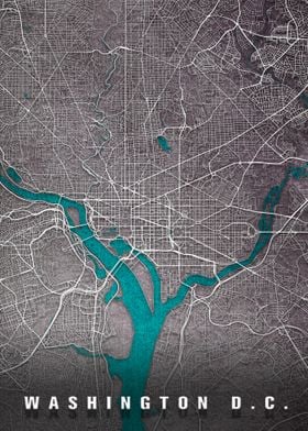 Washington DC City Map