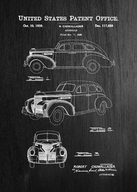 30 1939 Automobile Patent