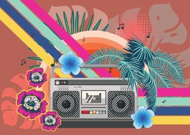 Tropic party boombox