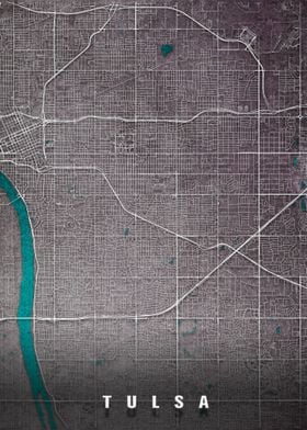 Tulsa City Map