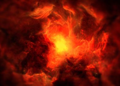 The Red Lagoon Nebula