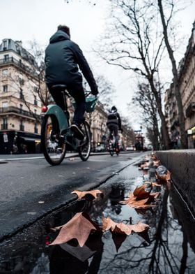 Parisian cyclist