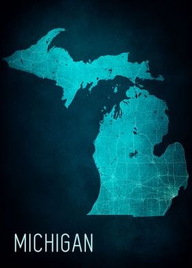 Michigan State Map