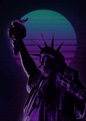 liberty retro synthwave