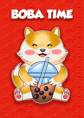 shiba inu boba time