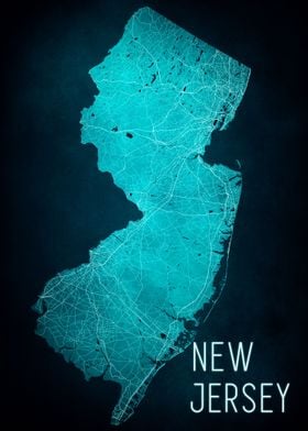 New Jersey State Map