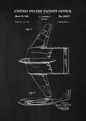 64 Burnelli Airplane Pate