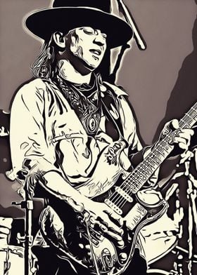 PopArt Stevie Ray Vaughan