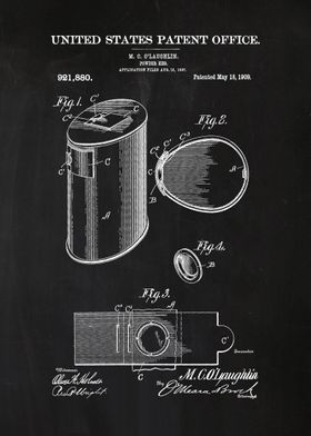 45 Gun Powder Keg Patent 