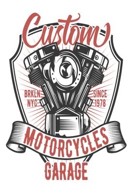 Custom Motorcycle Garage