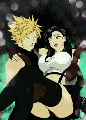 cloud and tifa