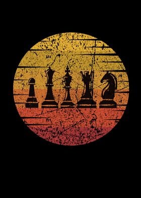 Chess Chess Pieces Retro