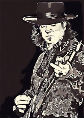 PopArt Stevie Ray Vaughan